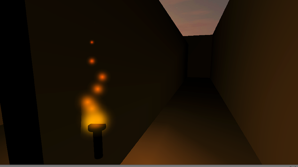 Second puzzle with torch